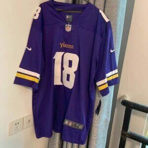 Minnesota Vikings Justin Jefferson #18 Jersey Purple